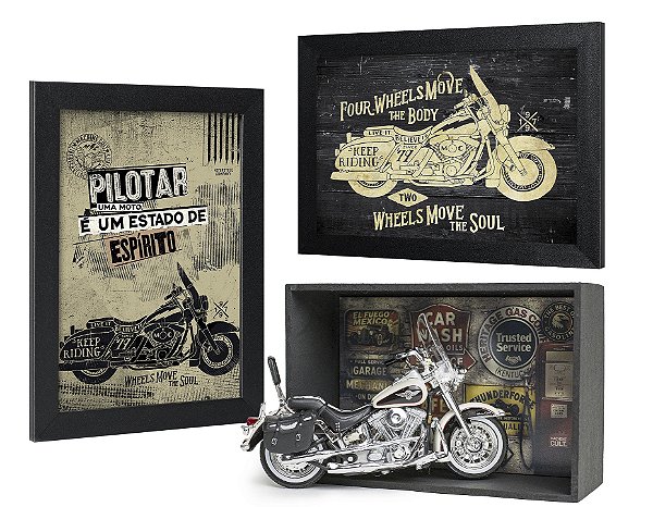 Kit Miniatura Harley-Davidson com Expositor - 19