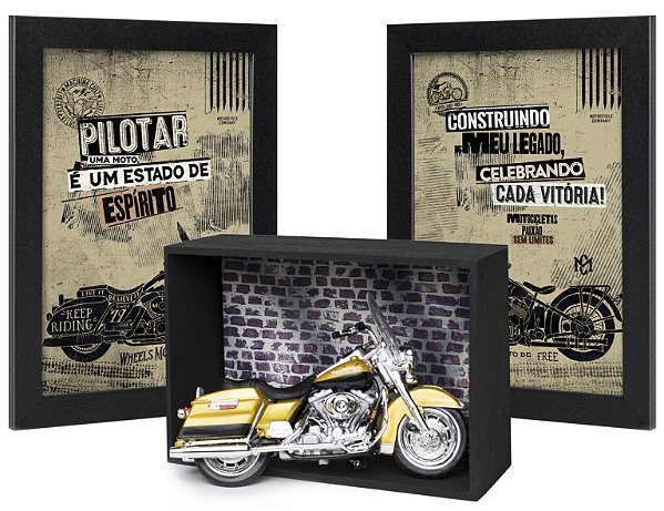 Kit Miniatura Harley-Davidson com Expositor - COD-24