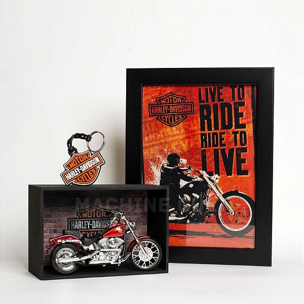 Kit Miniatura Harley-Davidson com Expositor - 27