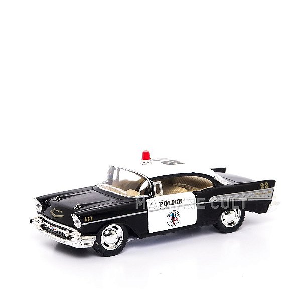 Miniatura Carro de Polícia - Chevrolet Bel Air 1957