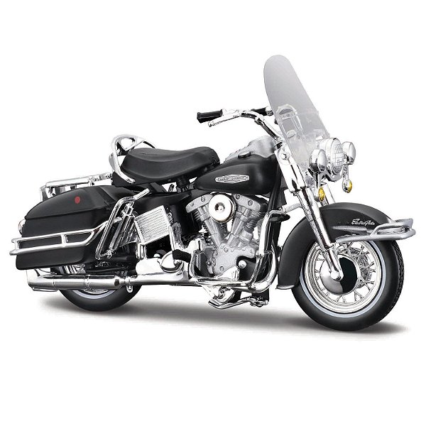 Miniatura Moto Harley-Davidson 1966 FLH Electra Glide Maisto 1:18