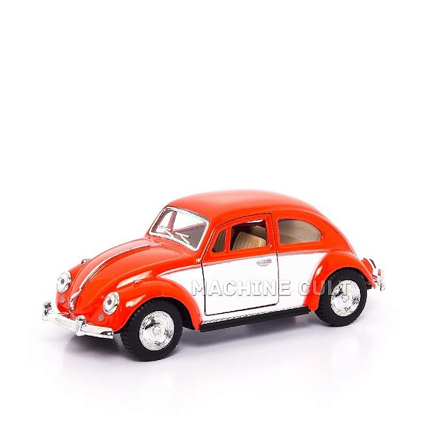 Miniatura Fusca 1967 - Saia e Blusa - Branco e Vermelho - 1:32