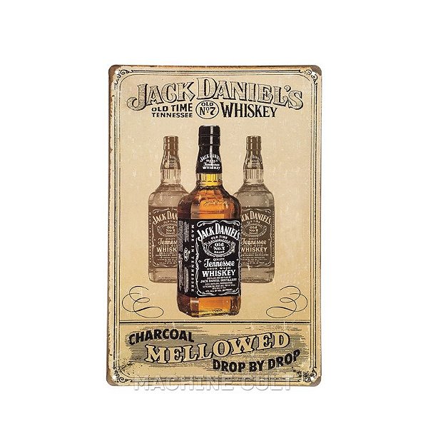 Placa Jack Daniel's Decoração