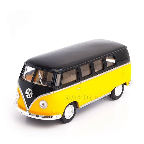 Miniatura Perua Kombi Amarela e Preta 1962  - Saia e Blusa - 1:32