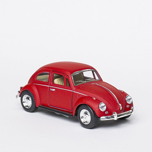 Miniatura Fusca Vermelho Fosco - 1:32
