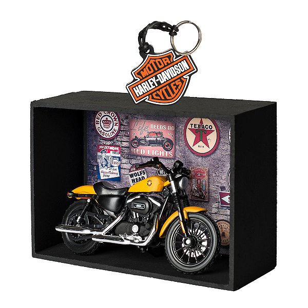 Miniatura Harley-Davidson com Expositor