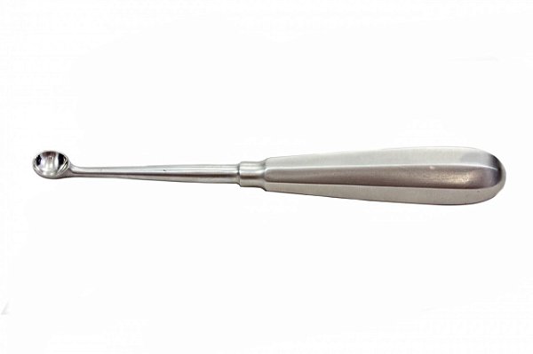 Cureta Bruns N°5 para cirurgia Óssea (9,0mm)
