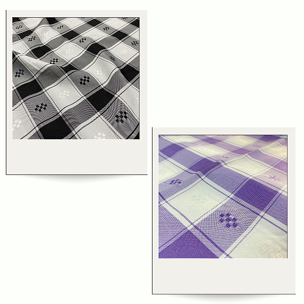 Tecido Oxford Xadrez Bordado 1,40m Decoração e Toalhas de Mesa