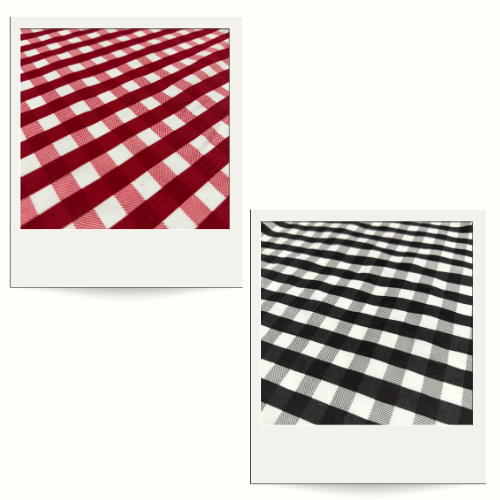 Tecido Tricoline Xadrez Estampado Vermelho e Preto 100% Algodão 1,40m Roupas