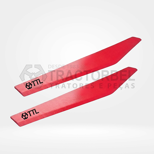 LÂMINA BICO DE PATO ESPECIAL ULTRA RESISTENTE VERMELHA - 3050 MM