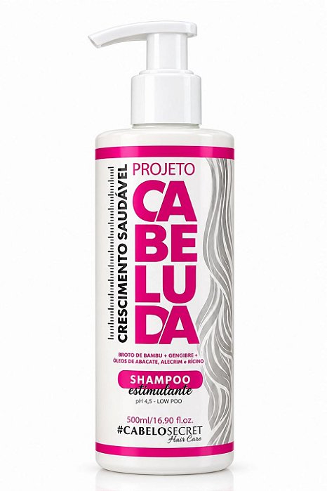 Projeto Cabeluda Shampoo Estimulante 500 ml- Cabelo Secret