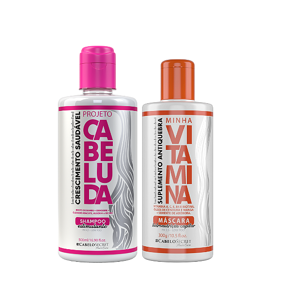 Shampoo Projeto Cabeluda + Minha Vitamina