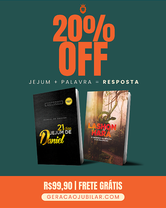 Kit Transformação Espiritual: Jejum + Palavra = Resposta