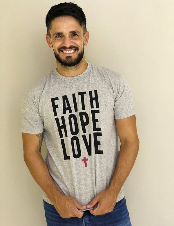 Camiseta Faith Love Hope