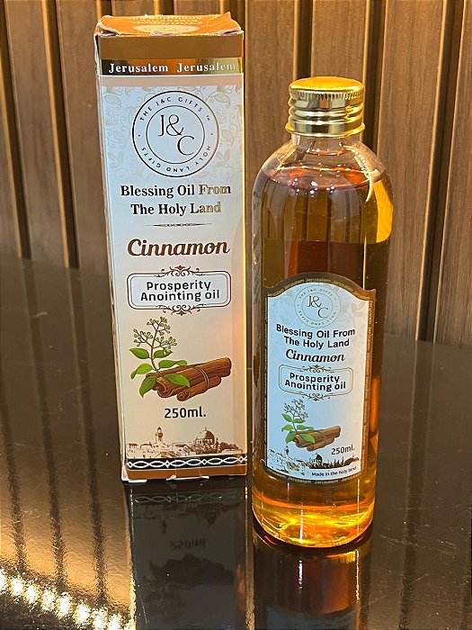 250ml de Óleo de Unção Cinnamon