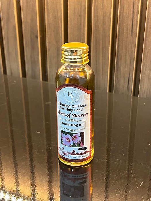 Óleo de Bênção da Terra Santa Rosa de Saron 100ml | Israel