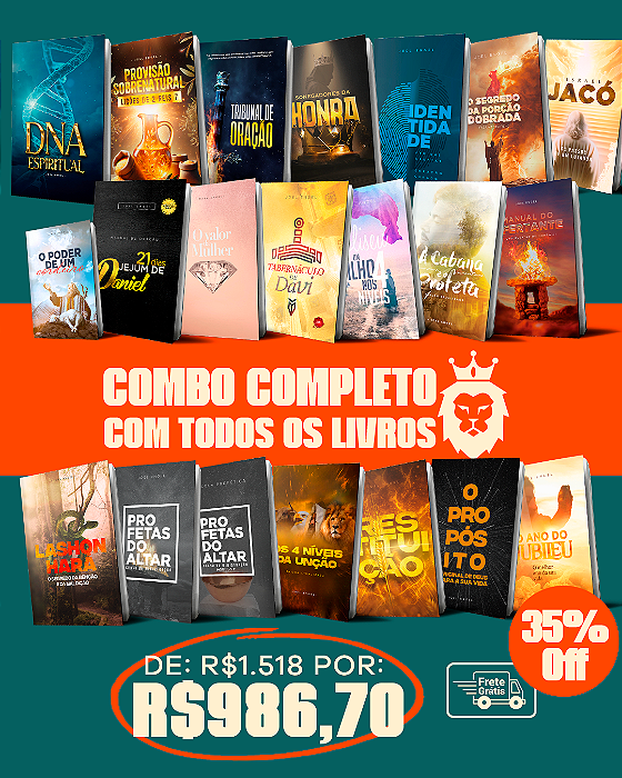 Combo Completo com todos os Livros