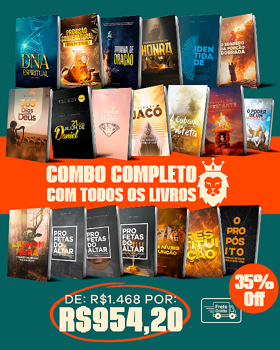 Combo Completo com todos os Livros
