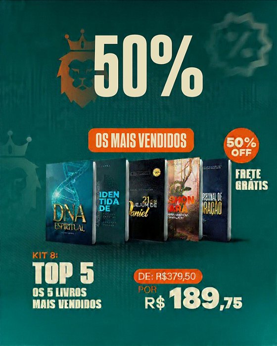 TOP 5 Edição Relâmpago (50% OFF Só Hoje)