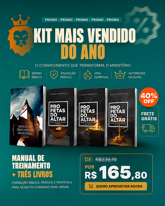 Manual de Treinamento Randy Clark + Profetas Vol 1 e 2,3