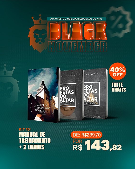 Kit 15 - Manual de Treinamento Randy Clark + Profetas Vol 1 e 2