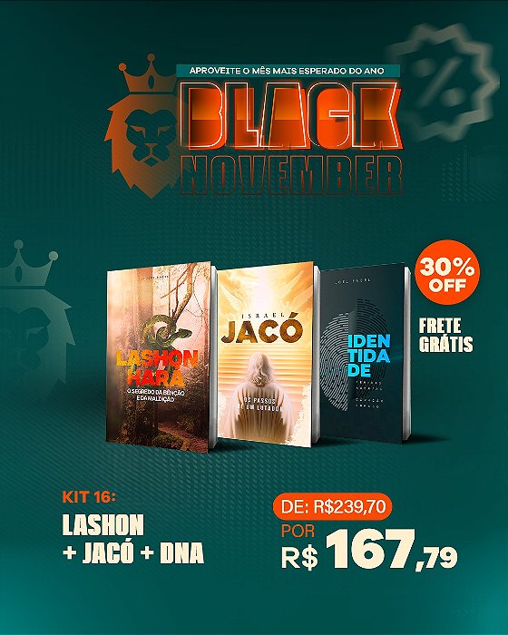 Kit 16 - Lashon Hará + Jacó + DNA Espiritual