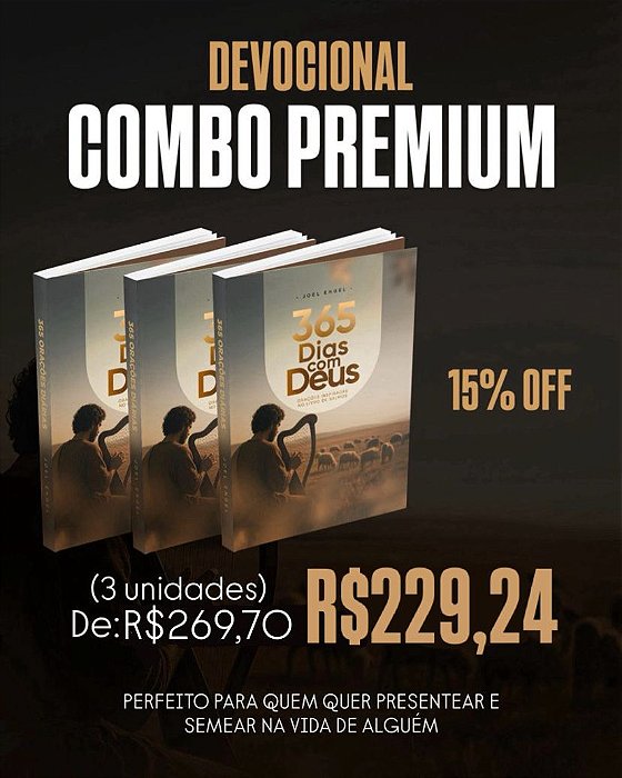 365 Dias com Deus - PREMIUM (3 Unidades)