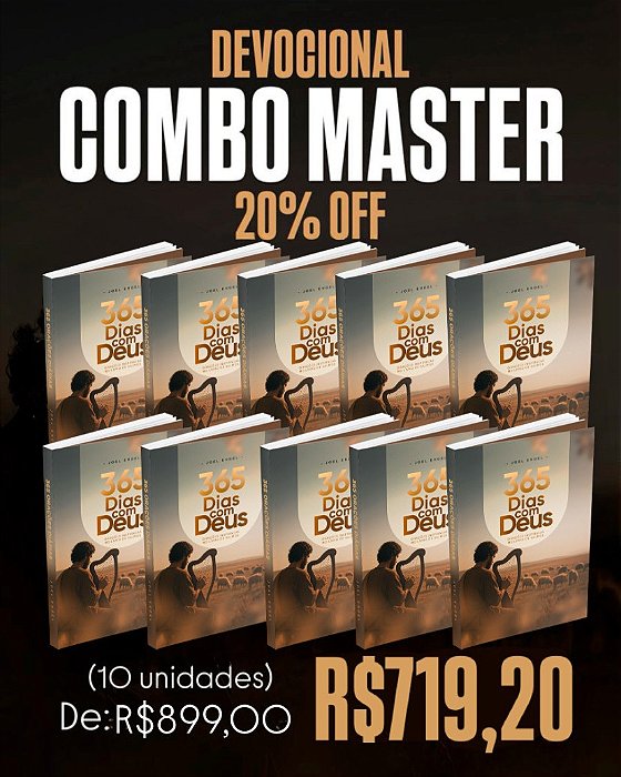 365 Dias com Deus - MASTER (10 unidades) - 20% OFF