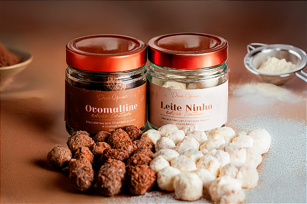 Duo Páscoa - Macadâmias com Leite Ninho e Ovomaltine