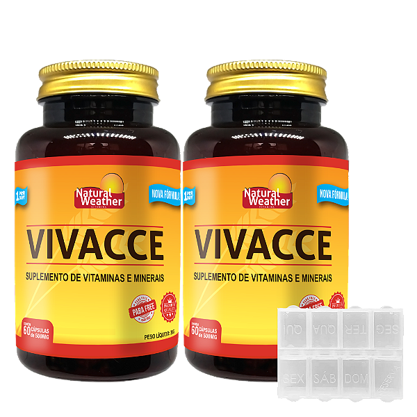 Vivacce Natural Weather – Kit com 2 Unidades | Pele, Cabelo e Unhas