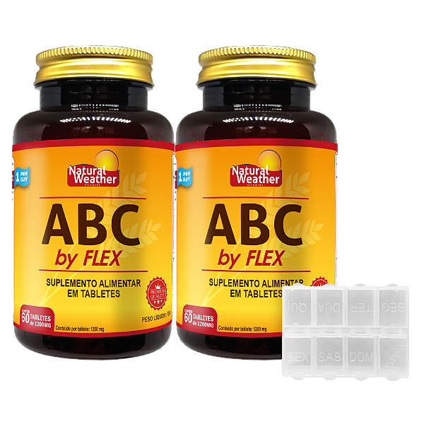 ABC By Flex - Saúde Articular - 60 Comprimidos - Kit com 2 Unidades | Natural Weather