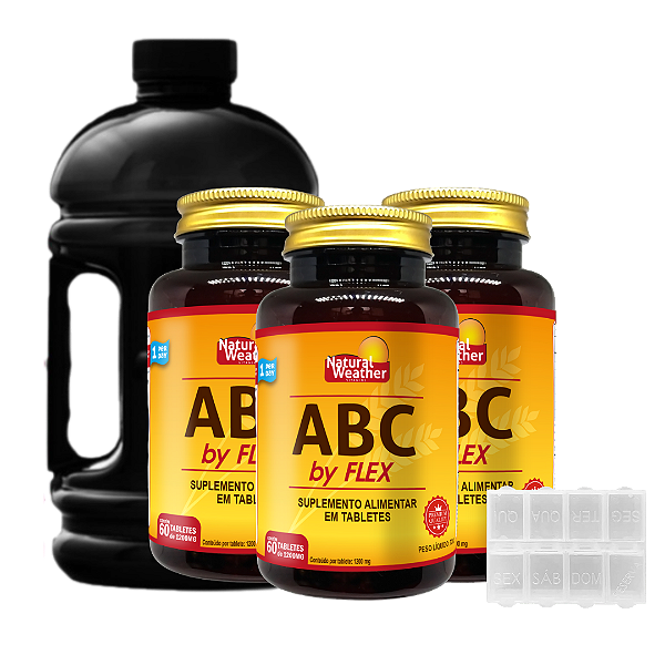 ABC By Flex - Saúde Articular - Kit com 3 Unidades + Brindes | Natural Weather