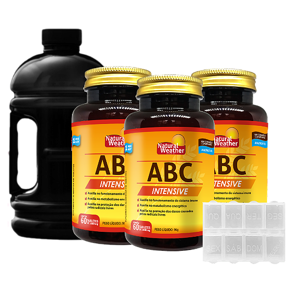 ABC Intensive Natural Weather – Kit com 3 Unidades