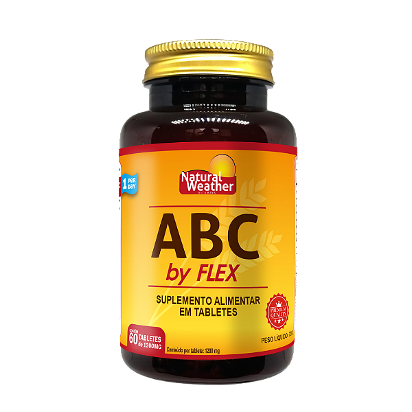 ABC By Flex Suplemento para Articulações - 60 Comprimidos | Natural Weather