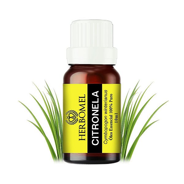Óleo Essencial Citronela​ 10 mL HerboMel Natural