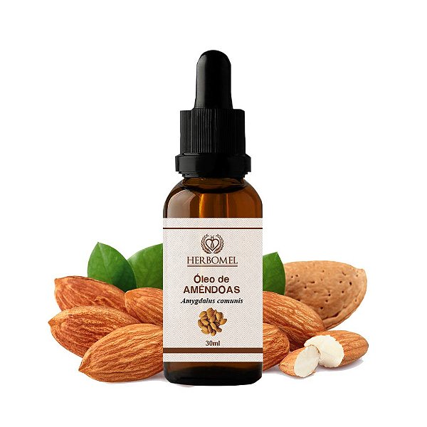 Óleo Vegetal Amêndoas 30ml HerboMel Natural