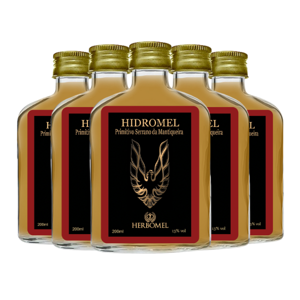 Kit 05 Hidromel 200ml HerboMel Natural
