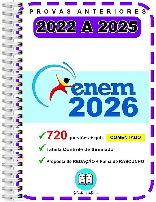 Enem Provas 2022 a 2025 Gabarito Comentado