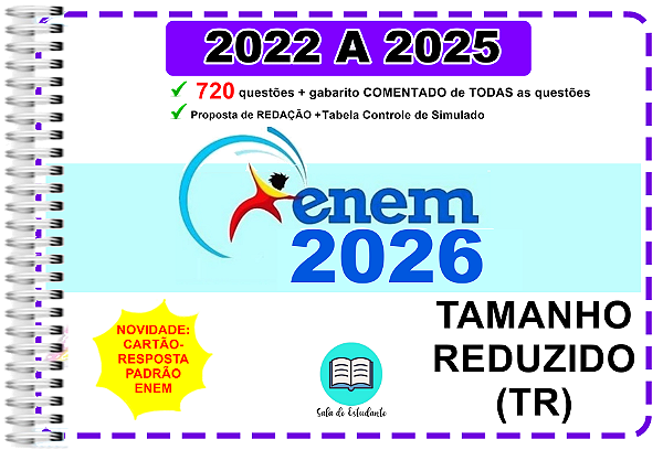 Enem TR Provas 2022 a 2025 Gabarito Comentado