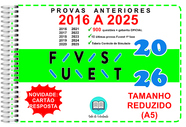 Fuvest TR 1ª Fase Provas 2016 a 2025 Gabarito Oficial