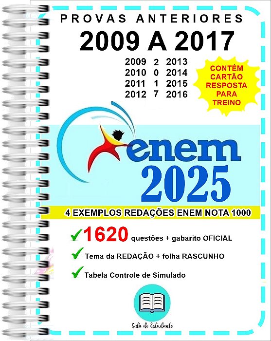 Enem Provas 2009 A 2017 Gabarito Oficial