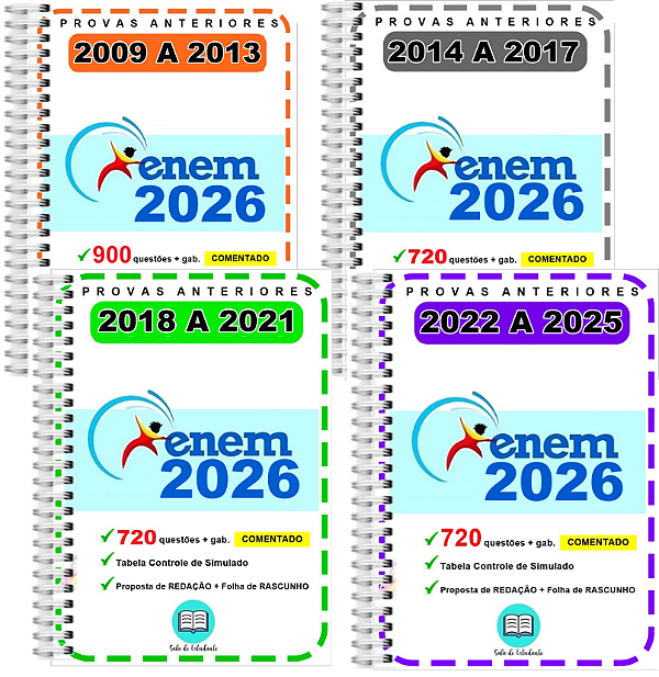 Enem Provas 2009 a 2025 Gabarito Comentado