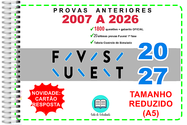 Fuvest TR 1ª Fase Provas 2007 a 2026 Gabarito Oficial