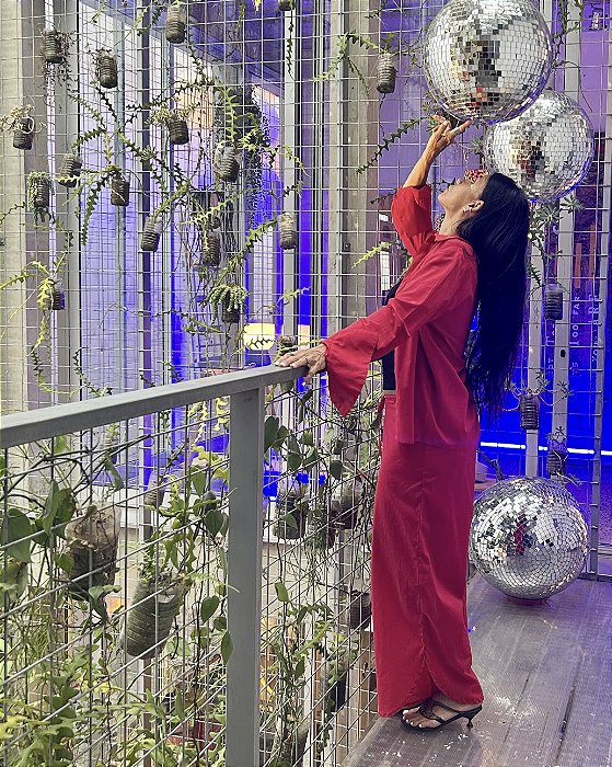 Calça verão 2025 em algodão