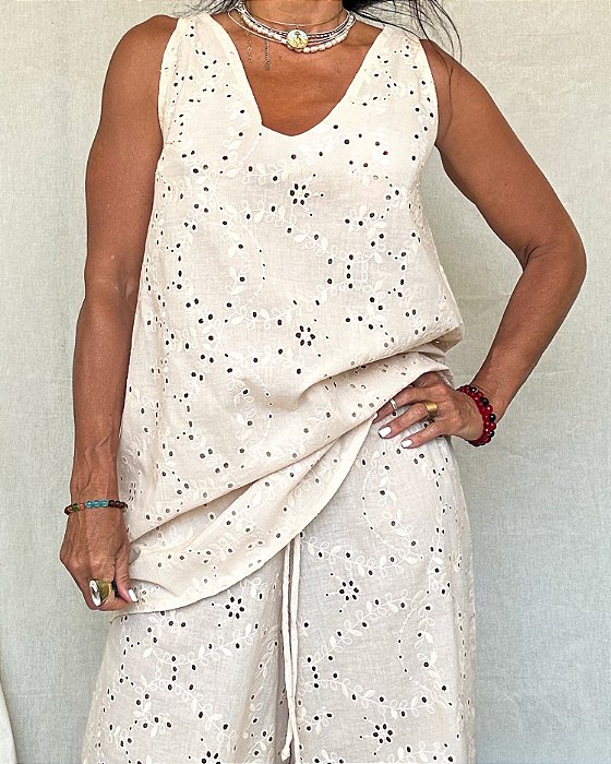 túnica verao 2025 em laise