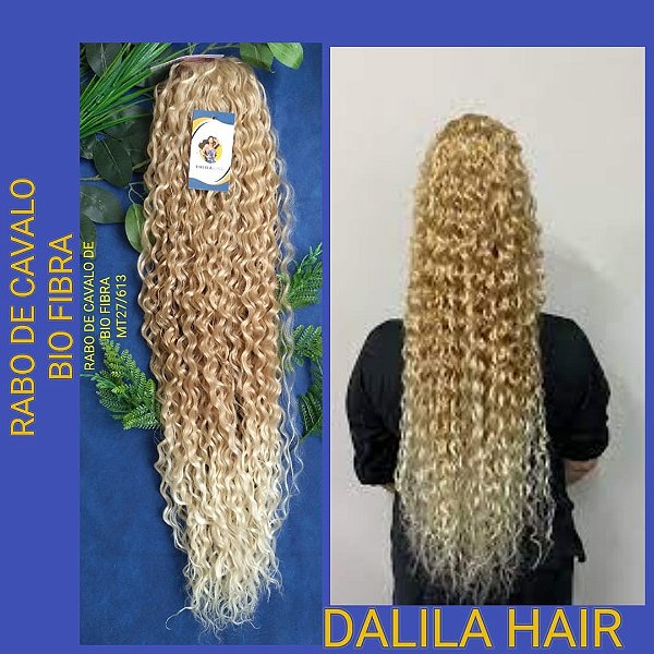 RABO DE CAVALO CABELO BIO FIBRA CACHEADO