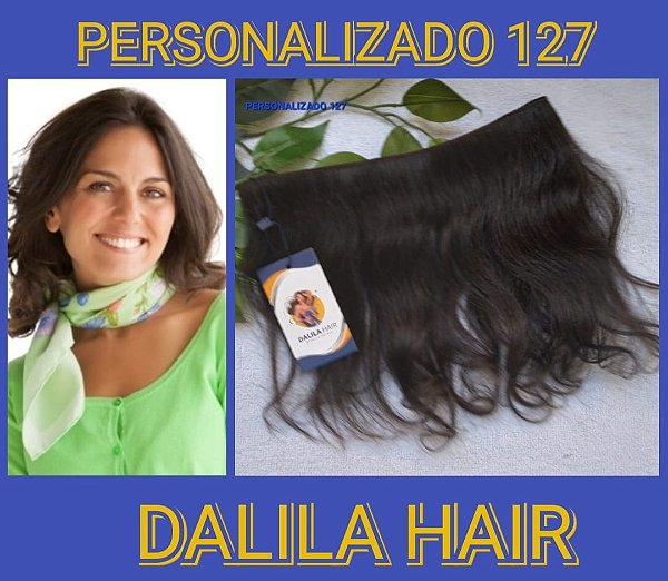 CABELO TECIDO BRASILEIRO 25CM PERSONALIZADO 127 DALILA HAIR