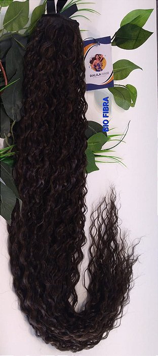 RABO DE CAVALO DE FITA COM CABELO DE BIO FIBRA DE 80CM