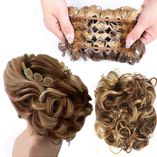 Coque Aplique Volumoso penteado elegante