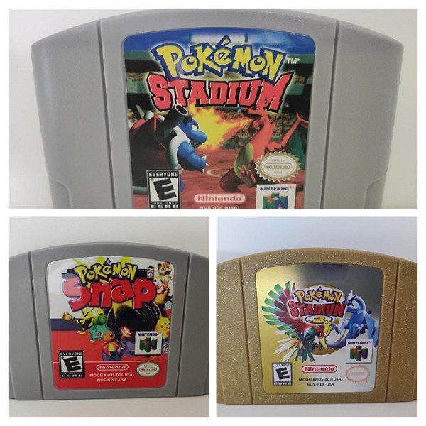 Cartucho Pokémon Stadium OU Pokémon Stadium 2 Nintendo 64 N64 - Retro Game  Store